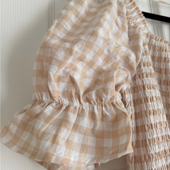 Gingham Midi Dress - Size M - Picture 5 of 10